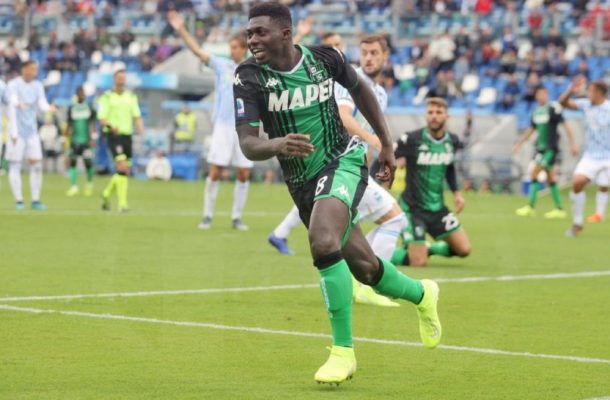 Alfred Duncan among 9 Sassuolo players on national duty