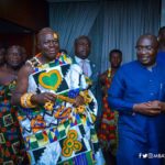 PHOTOS: Otumfuo pays courtesy call on Vice President Bawumia