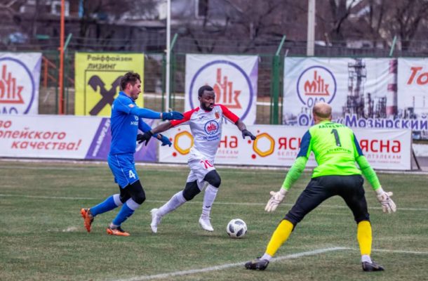 Energetic Dennis Tetteh grabs Victory for Slavia Mozyr
