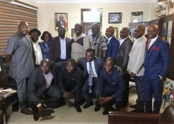 GFA Ex-Co pays a courtesy visit on Youth and Sports minister