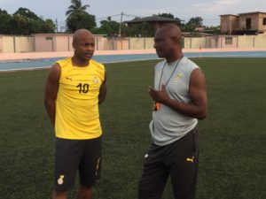 PHOTOS: Black Stars hold final training session at match venue in Sao Tome