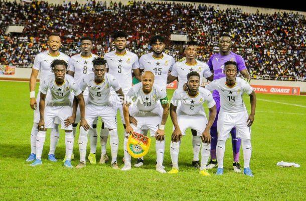 Black Stars up by four places on latest FIFA rankings