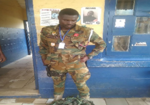 VIDEO: ‘Fake’ soldier arrested at Asomdwee Park