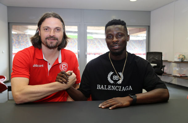Exclusive: Sporting CEO of Fortuna Dusseldorf convinced Nana Ampomah will succeed