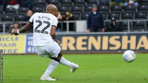 Andre Ayew double ends Swansea's six-match winless run