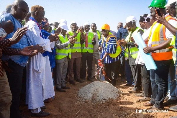 Dr. Bawumia cuts sod for Watermelon processing factory