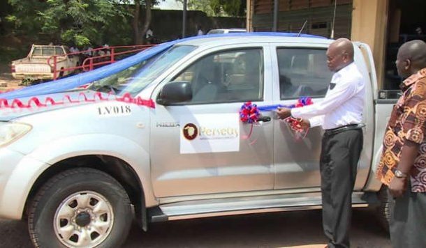 Perseus Mines donates pickup vehicle, other components to TTI 