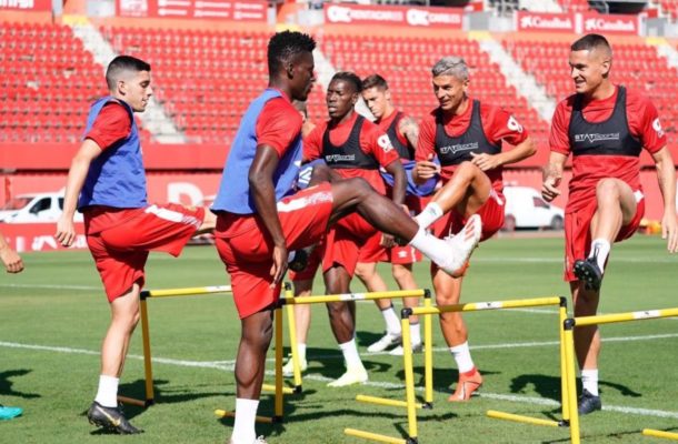 Ghanaian trio return to Mallorca training ahead of Barcelona clash