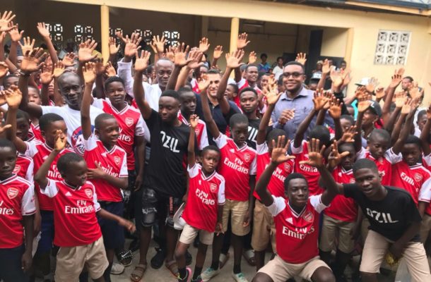 Arsenal star Mesut Ozil delighted Ghanaian football club named after him
