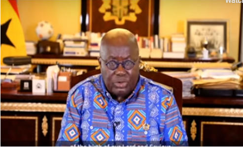 VIDEO: President Akufo-Addo’s Christmas message to Ghanaians