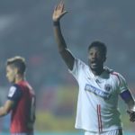 Asamoah Gyan picks up injury in NorthEast United's home loss