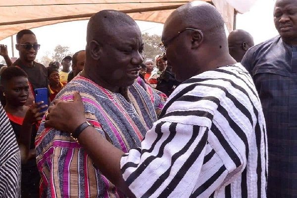 Bawumia surprises Adongo at mother’s funeral