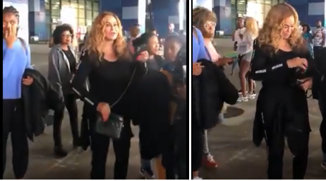 VIDEO: Boris Kodjoe, Beyonce's siblings and mum arrive in Ghana