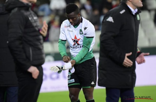 Midfielder Godfred Donsah forced into goal in league game in Belgium