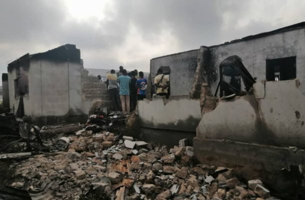 A/R: Grief as two Ghanaian kids perish in fire