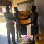 Rashid Sumaila Donates Jerseys, Balls To Antem Basic School