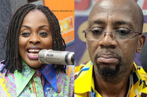Akosua Adjepong, Rex Omar clash on Adom FM over GHAMRO royalties