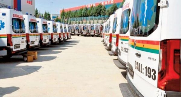 Constituency Ambulances ready for distribution