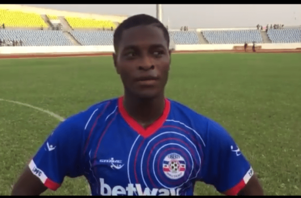 Liberty Professionals' Mubarak Alhassan delighted with his first goal of the season