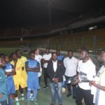PHOTOS: Bright Addae makes donation to former team Legon Cities