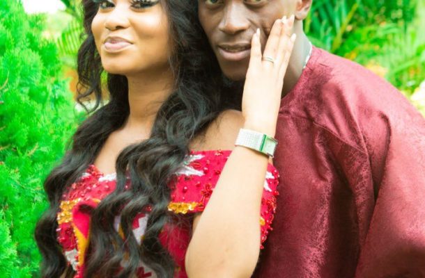Photos: Ghanaian striker Emmanuel Boateng marries his long-time girlfriend