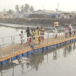 Ursula Owusu constructs floating bridge over Chemu Lagoon