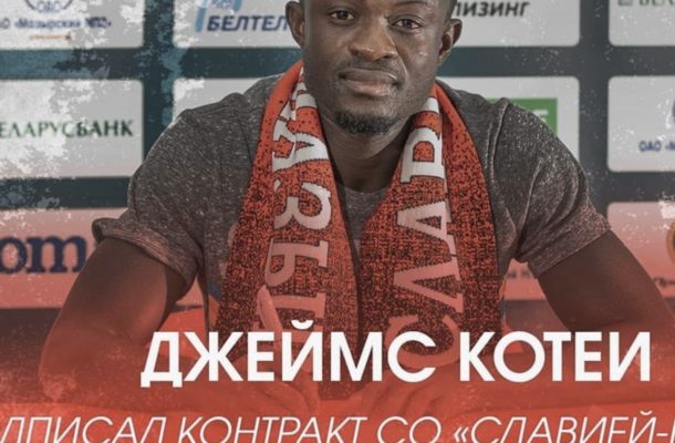 OFFICIAL: James Kotei joins Belarusian side FC Slavia-Mozyr