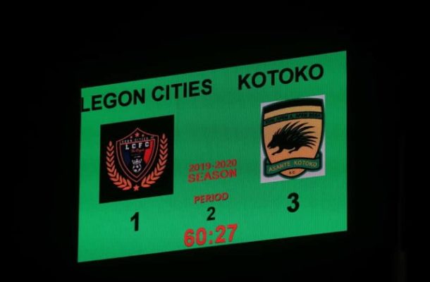 Asante Kotoko tame moneybags Legon Cities FC in Ghana Premier League match day 2