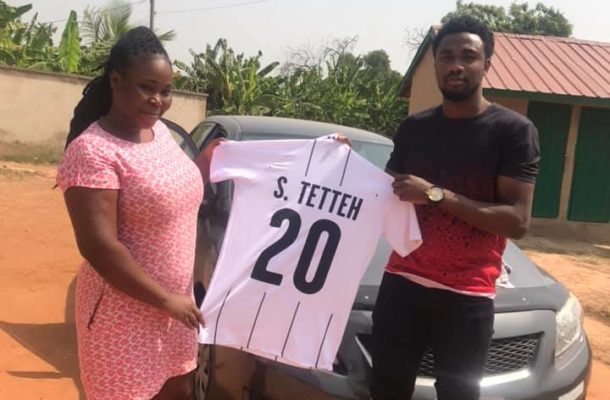 Ghana forward Samuel Tetteh surprises woman whose “motherly” care shaped his amateur career
