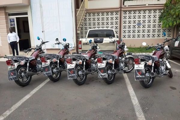 End Point Homeopathic Clinic donates motorbikes to Traditional Medicine Practice Council