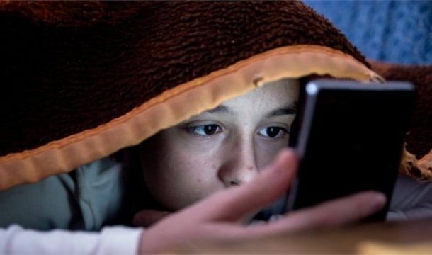 Most children sleep with mobile phone beside bed
