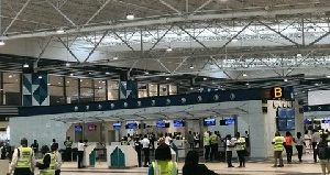 245 deported Ghanaians arrive at KIA in Kuwaiti aircraft
