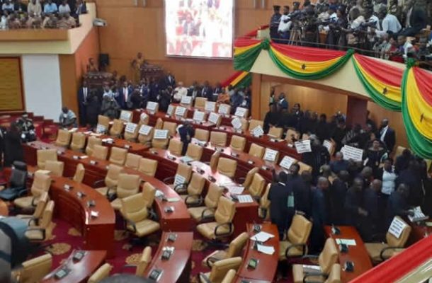 SONA2020: NDC MPs walk out of Parliament