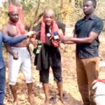 VIDEO: Abronye DC storms cemetery to curse accusers over missing excavators