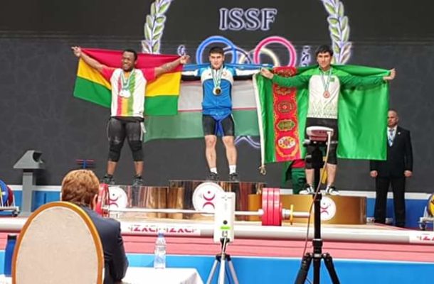 2020 Olympic Qualifiers: Christian Amoah and Forester Osei wins Five medals at ongoing ISSF Weightlifting Championship in Uzbekistan