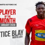 Justice Blay wins Kotoko Express App's player of the month award