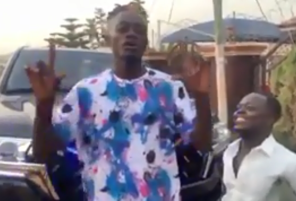 VIDEO: Lilwin flaunts newly ‘acquired’ V8 to mock Funny Face