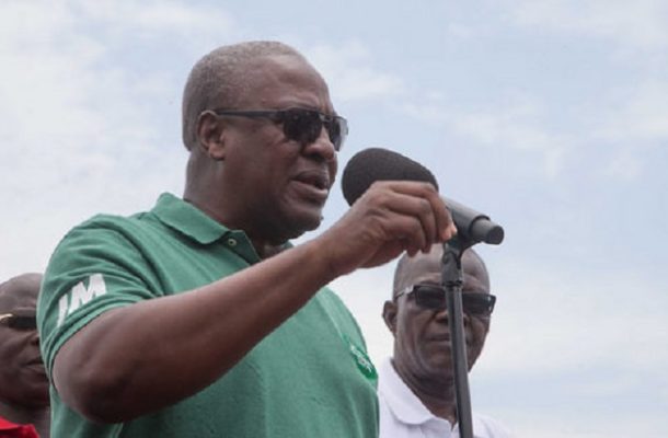 Mahama forgets name of Cape Coast North NDC PC on stage