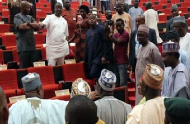 VIDEO: MP storms Parliament in the company of his 4 wives, 27 children