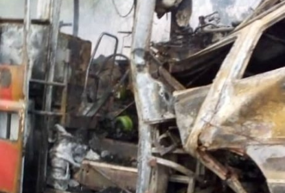 VIDEO: Over 20 people burnt to death in Kintampo Highway accident
