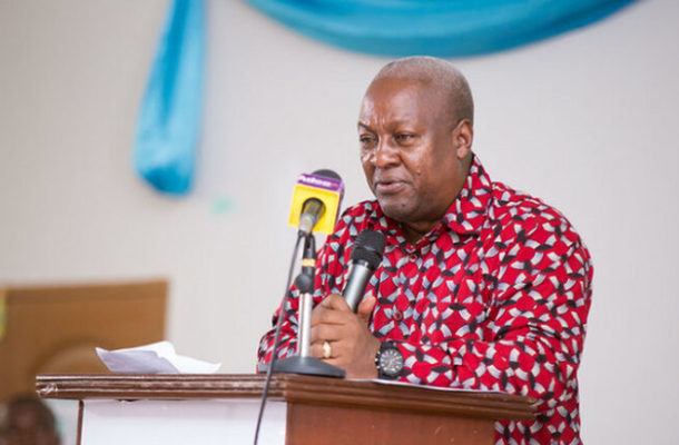 COVID-19: Ex-President Mahama calls on government to establish Regional isolation centers