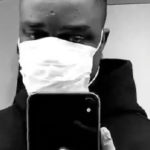 Sarkodie wears face mask and gloves to prevent coronavirus