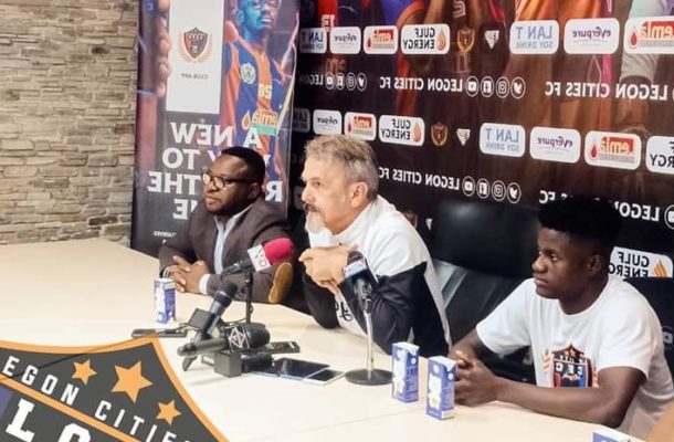 'I have a lot of respect for them'- Legon Cities coach Barjaktarevic ahead of WAFA clash