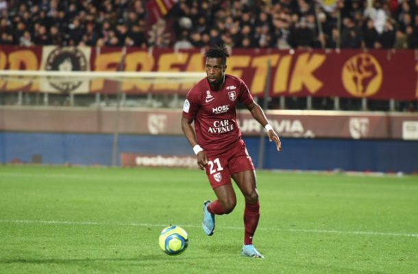 FC Metz defender John Boye has less than three months to be a free agent