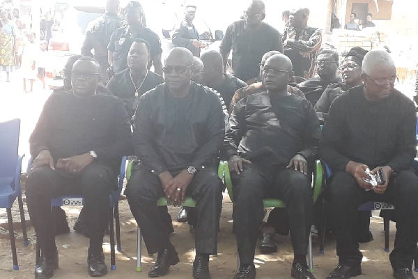 Mahama visits family of murdered Sogakope Assemblyman