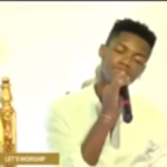 Video of KiDi singing Don Moen’s “Be Magnified” song