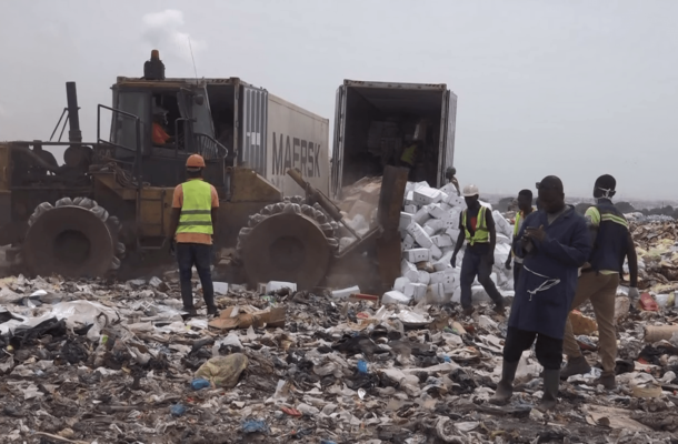 MoFA destroys containers of infected gizzard, other poultry products