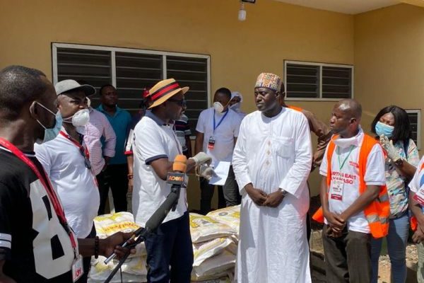 John Boadu donates to the underprivileged in Greater Accra; joins public education campaign on Covid-19