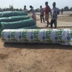 PHOTOS: Materials arrive at Anyinase for Karela's stalled astro turf construction