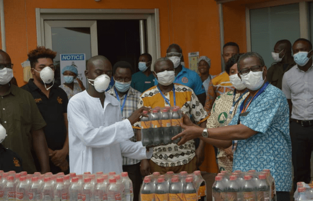 COVID-19: Actor Lilwin, Blowchem Industries donate to KATH and Ashanti Regional Police Command
